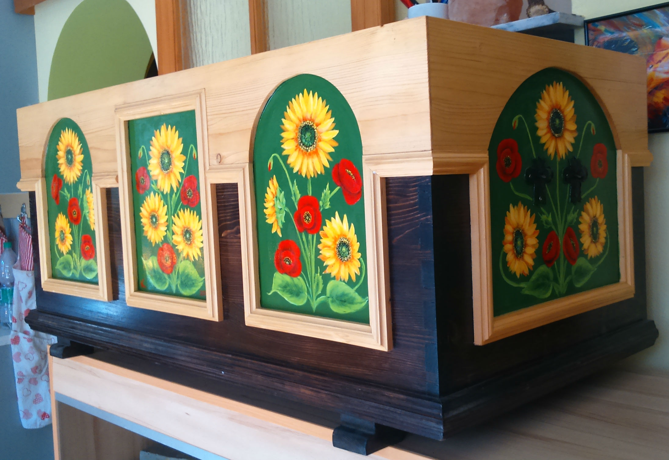 Poslikave lesa in pirografija